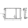 RADIATEUR DIESEL 43002209 International Radiators