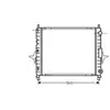 VAN WEZEL Radiateur moteur pour RENAULT: Twingo (Ref: 43002167)