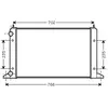 RADIATEUR BENZINE 1.8 Turbo / 2.0 58002133 International Radiators