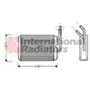 Van Wezel Radiateur Chauffage Pour Renault Twingo Version : All - Type Harrison / Delphi De 1993 À 2007