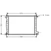 RADIATEUR DIESEL 1.8 D zonder AIRCO 18002224 International Radiators