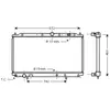 RADIATEUR DIESEL -AUTO +/zonder AIRCO 32002116 International Radiators