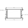 Radiateur Benzine 1.6 / 1.8 / 2.0 37002242 International Radiators