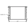 RADIATEUR BENZINE 1.2 430x378 AT zonder AIRCO 43002118 International R...