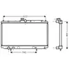 RADIATEUR CARISMA 16/18 MT +zonder AIRCO 97- 32002142 International Ra...