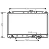 RADIATEUR Mitsub Lancer 2.0D 92-97 32002148 International Radiators