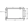 Radiateur Diesel 8/98+ 19 D 58002192 International Radiators