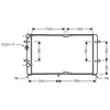 Radiateur Benzine 1.0 1.4 / 1.6 / Diesel 1.9d / 1.9td 58002180 Interna...