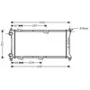 VAN WEZEL Radiateur moteur pour FIAT: Panda (Ref: 17002258)