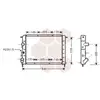 VAN WEZEL Radiateur moteur pour RENAULT: Clio, Thalia (Ref: 43002258)