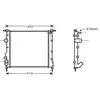 VAN WEZEL Radiateur moteur pour RENAULT: Clio (Ref: 43002261)
