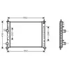 Radiateur Bravo/a/multipla 16mt 98- 17002201 International Radiators
