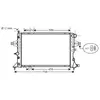 VAN WEZEL Radiateur moteur pour OPEL: Zafira, Astra (Ref: 37002329)