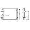 Van Wezel - RADIATOR VOOR DACIA LOGAN 2004-2009 7700428658