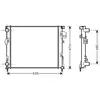 RADIATEUR DIESEL 1.9 Diesel / 1.9 DTi zonder AIRCO 43002303 Internatio...