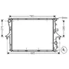 RADIATEUR BENZINE 3.6i / 4.2i (AT) / DIESEL 3.0 TDi 58002214 Internati...
