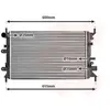 VAN WEZEL Radiateur moteur pour FORD: Orion, Escort (Ref: 18002149)