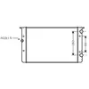 RADIATEUR DIESEL 1.9 D MT 58002104 International Radiators