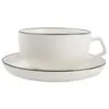Salt&pepper S|P Collection - Kop 22cl en schotel wit - Studio Base - set/4
