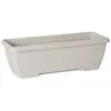 Jardinière - GARDEN ID Teramo - Blanc 60 cm - Solidité - Réserve d'eau...