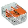 Velleman Mini borne de connexion à levier 2 x 0.2 - 4 mm² pour tout type de c ble