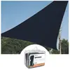 Perel Velleman Voile solaire perméable triangle 3.6 x 3.6 x 3.6 m couleur: anthracite
