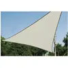 Perel Velleman VOILE SOLAIRE TRIANGULAIRE - 3.6 x 3.6 x 3.6m, couleur: Crème