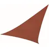 Perel Schaduwdoek, waterafstotend, 5 x 5 x 5 m, 160 g/m², polyester, driehoek, terracotta