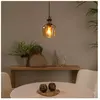 Lucide ILONA - Hanglamp - Ø 18 cm - 1xE27 - Amber