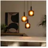 Lucide 45405/13/30 Luminaire, Verre, Noir