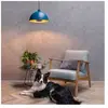 Lucide SIEMON - Hanglamp - Ø 40 cm - 1xE27 - Blauw
