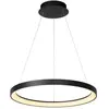 Lucide VIDAL - Hanglamp - Ø 58 cm - LED Dimb. - 1x48W 2700K - Zwart