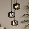 Lucide MEDINE - Hanglamp - Ø 46 cm - 3xE27 - Fumé