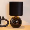 Lucide ESTERAD - Lampe de table - Ø 24 cm - 1xE14 - Noir