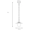 Lucide ARUBA - Suspension Extérieur - Ø 25 cm
