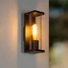 Lucide SLIGO - Wandlamp Binnen/Buiten - 1xE27 - IP54 - Zwart