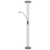 Lucide CHAMPION-LED - Leeslamp - Ø 30 cm - LED Dimb. - 3000K - Mat chroom