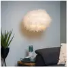 Lucide GOOSY SOFT - Suspension - Ø 50 cm - 1xE27 - Blanc