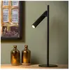 Lucide PHILON - Bureaulamp - Ø 13 cm - LED Dimb. - 1x4,5W 3000K - Zwart