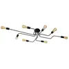 Lucide LESTER-Plafonnier en métal 8 lumières L150cm