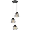 Lucide FILOX - Hanglamp - Ø 44,5 cm - 3xE27 - Zwart