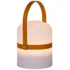 LUCIDE LITTLE JOE - Lampe de table Extérieur - Ø 10 cm - LED Dim. - 1x3W 3200K - IP44 - 3 StepDim - Brun