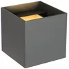 Lucide XIO - Wandlamp - LED Dimb. - G9 - 1x4W 2700K - Verstelbare stralingshoek - Grijs