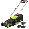 Tondeuse rechargeable 40V (2x20V) 34 cm avec 2 batteries 2Ah et charge...