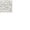 DUTCH WALLCOVERINGS Papier peint Briques Blanc EW3104