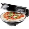 DOMO Pizza Oven 'My Express Pizza' zwart - pizzaoven met steen