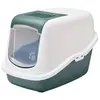 Savic Kattentoilet Nestor Nordic 56x39x38.5 cm - Kattenbak - Groen&Wit