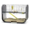 Cage Complète Pour Hamster Geneva Grise Avec Bac Transparent - Savic