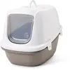 Maison de toilette Savic Reina avec tamis gris / blanc - pour chat