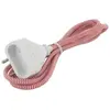 Chacon Rallonge textile rouge/blanc 6A - 1,5m -Fiche blanche